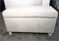 Upholstered Hinged Top Storage Bench