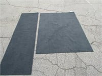 Gray Area Rug, and Matching Runner Rug