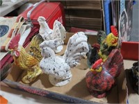 COLL OF CERAMIC ROOSTERS