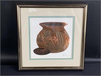 Mark Oberkirsch '93 Framed Copper Bowl Art Piece