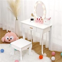 Bophy Girls' Vanity Table And Chair Set