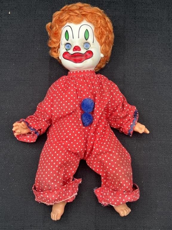 Vintage 1981 Gatabox Happy Clown Doll
