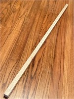 Square Wooden Yardstick w/Inches & Centimeters