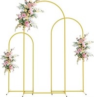 Wokceer Wedding Arch Backdrop Stand 6ft, 5ft, 4ft
