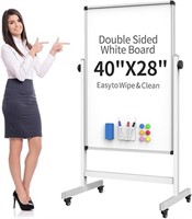40x28 Inches Mobile Whiteboard