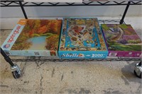 Assorted Puzzles Shelf Lot