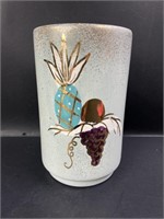 Vintage Bonita, Calif. Goldtone Accent Fruit Vase