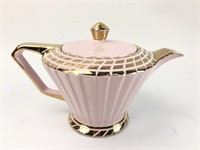 Vintage Sadler teapot in Pink and Gold, England