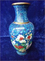 Spectacular Chinese Cloisonne Flower Vase