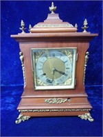 Antique Mahogany Mantle Clock with Ormalu Trim