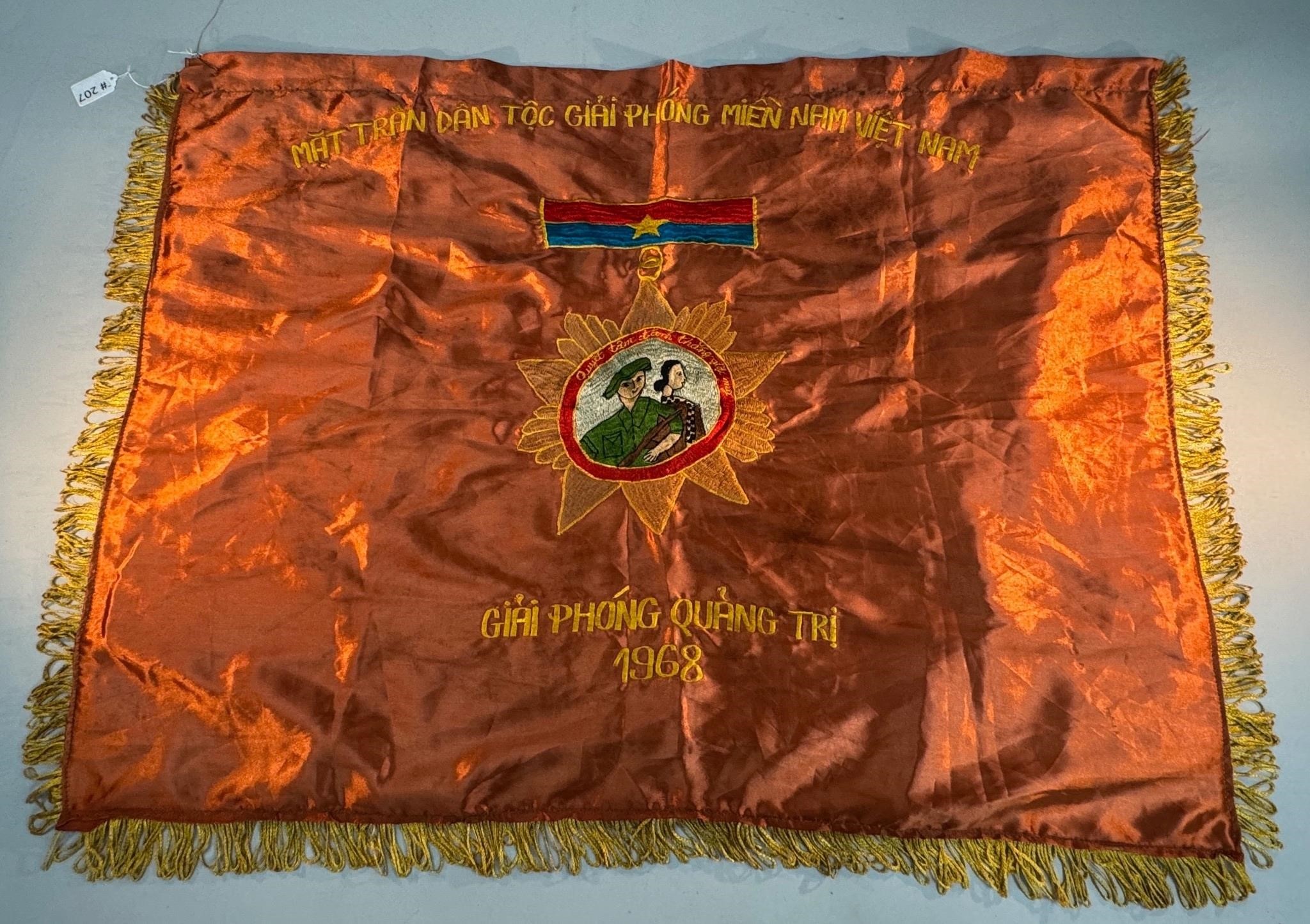 Viet Nam Era Viet Cong VC 1968 Divisional Flag