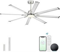 Maxslak 72 Inch Industrial Smart Ceiling Fan