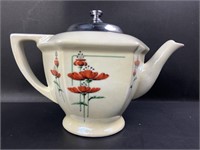 Royalite ceramic teapot with metal lid