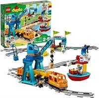Lego Duplo Town Cargo Train Set 10875 With Sound