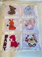 Handmade Baby Quilt Thick & Warm!