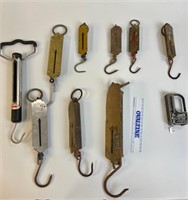 COLLECTION OF VINTAGE/ANTIQUE SCALES