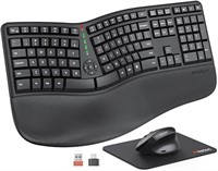 Meetion Ergonomic Wireless Keyboard And Mouse
