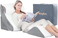 Kingfun 4pcs Orthopedic Bed Wedge Pillow Set For