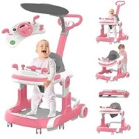 Baby Walker, 5 Modes Foldable Baby Walker With