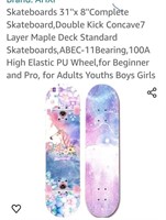 New Unicorn Skateboard ..Retail ...$125..00
