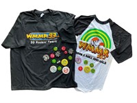 WMMR T-Shirts and Radio Promo Pins