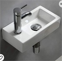 Wall Hung Basin Sink Small Cloakroom Basin