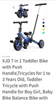 Toddler Bike with Push Handle,Tricycles for 1 to