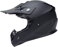 YEMA Motocross ATV Helmet DOT Approved Black M