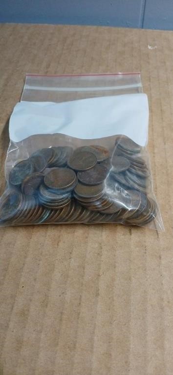 100 Mixed Dates Wheat Pennies