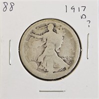 1917 D? 90% Silver Walking Liberty Half Dollar