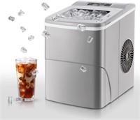 Electactic Ice Maker 30lbs/5Mins/24Hrs Gray
