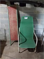 Green Lawn Chair & Misc