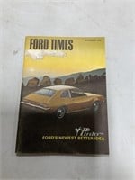 Sept 1970 Ford Times Featuring The Pinto