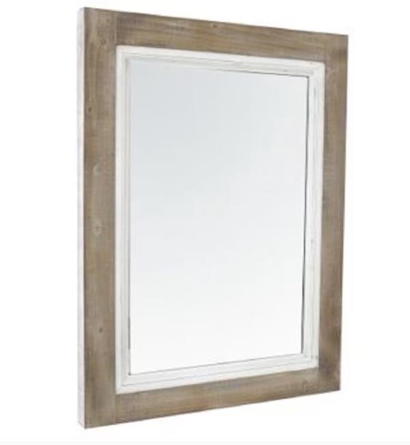 allen + roth 30-in W x 40-in H Framed Wall Mirror
