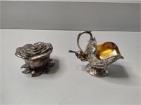 Godinger Rose Shaped Jewelry Box / Scuttle - Scoop