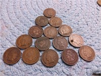 15 Indian Head pennies most were in very good