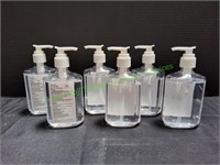 (6) Hand Sanitizer Pump Bottles, 62% Ethyl Alcohol