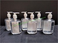 (6) Hand Sanitizer Pump Bottles, 62% Ethyl Alcohol