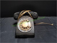 Vintage Rotary Telephone, Black