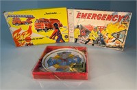 3 Fire Department Collectibles Game, Plate