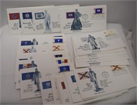 50 State Flags First Day Covers