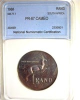 1968 Rand NNC PR67 CAM South Africa