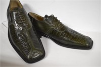 New Men's David Eden Ostrich Dress Shoes Sz 12