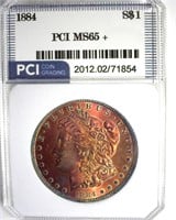 1884 Morgan MS65+ LISTS $450