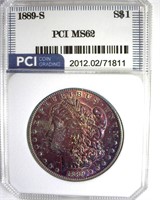 1889-S Morgan MS62 LISTS $425