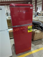 Galanz red retro 10 cu ft refrigerator/freezer