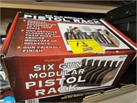 SIX GUN MODULAR PISTOL RACK. IN BOX