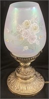 VTG. HAND PAINTED, SIGNED S. SMITH FENTON FLORAL