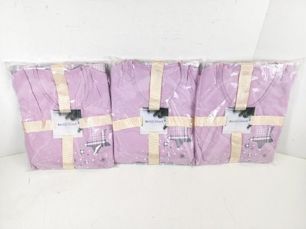 NEW Northern Reflections Pink PJ Sets (XS) (x3)