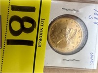 1888-S TEN DOLLAR GOLD PIECE